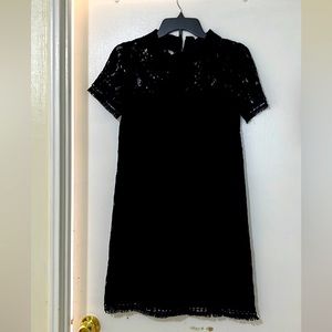 New Vince Camuto mini black lace dress size 8.$20 or best offer